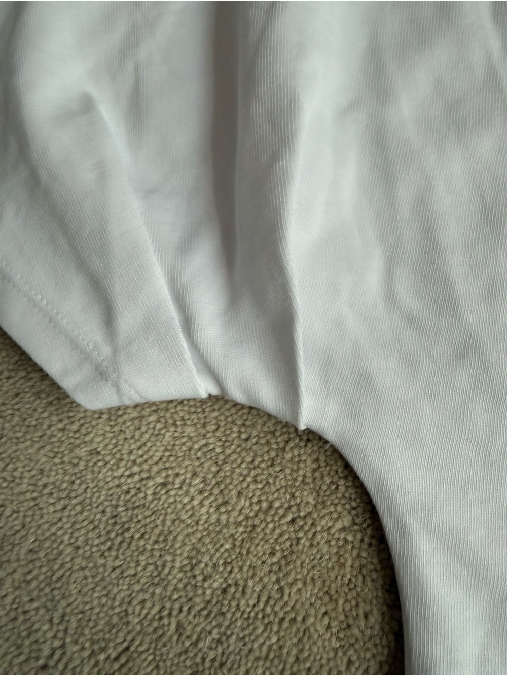 Zara White Short Sleeve Tee - Picture 2 of 5